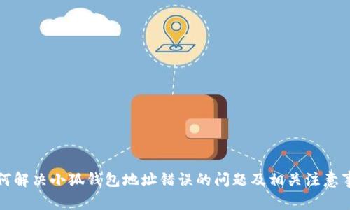 如何解决小狐钱包地址错误的问题及相关注意事项