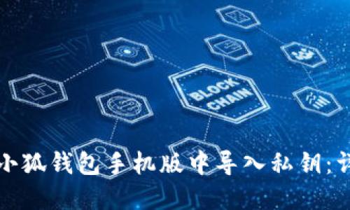 如何在小狐钱包手机版中导入私钥：详细指南